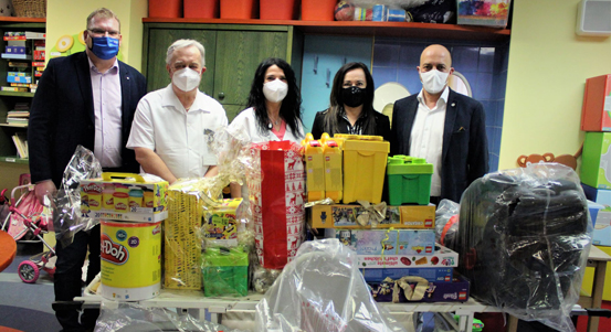 Zlatá rybička z Krašovské potěšila děti z nemocnice