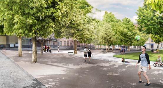 Přípravy na rekonstrukci Jiráskova náměstí zdárně pokračují