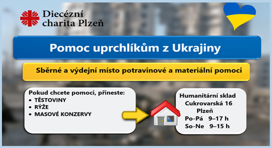 Na dva dny se zavře šatník Diecézní charity Plzeň. Charita nutně potřebuje rýži, těstoviny a masové konzervy