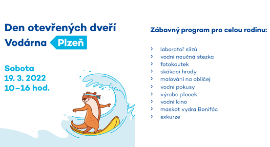 Vodárna Plzeň zve veřejnost na Den otevřených dveří