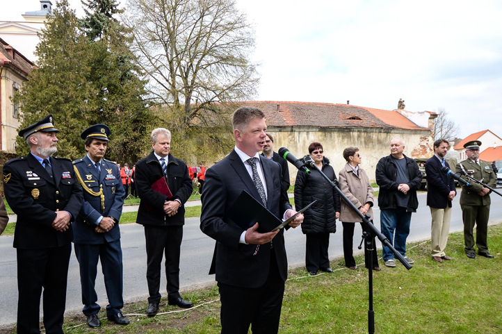 Pietní akty v Křimicích (foto: M. Pecuch, 23.4.2022)