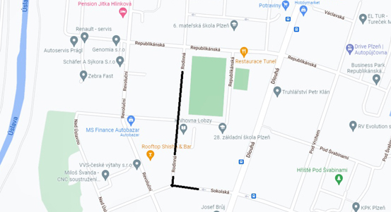 V plzeňské Doubravce vznikl nový úsek cyklostezky a parkoviště K+R u základní školy