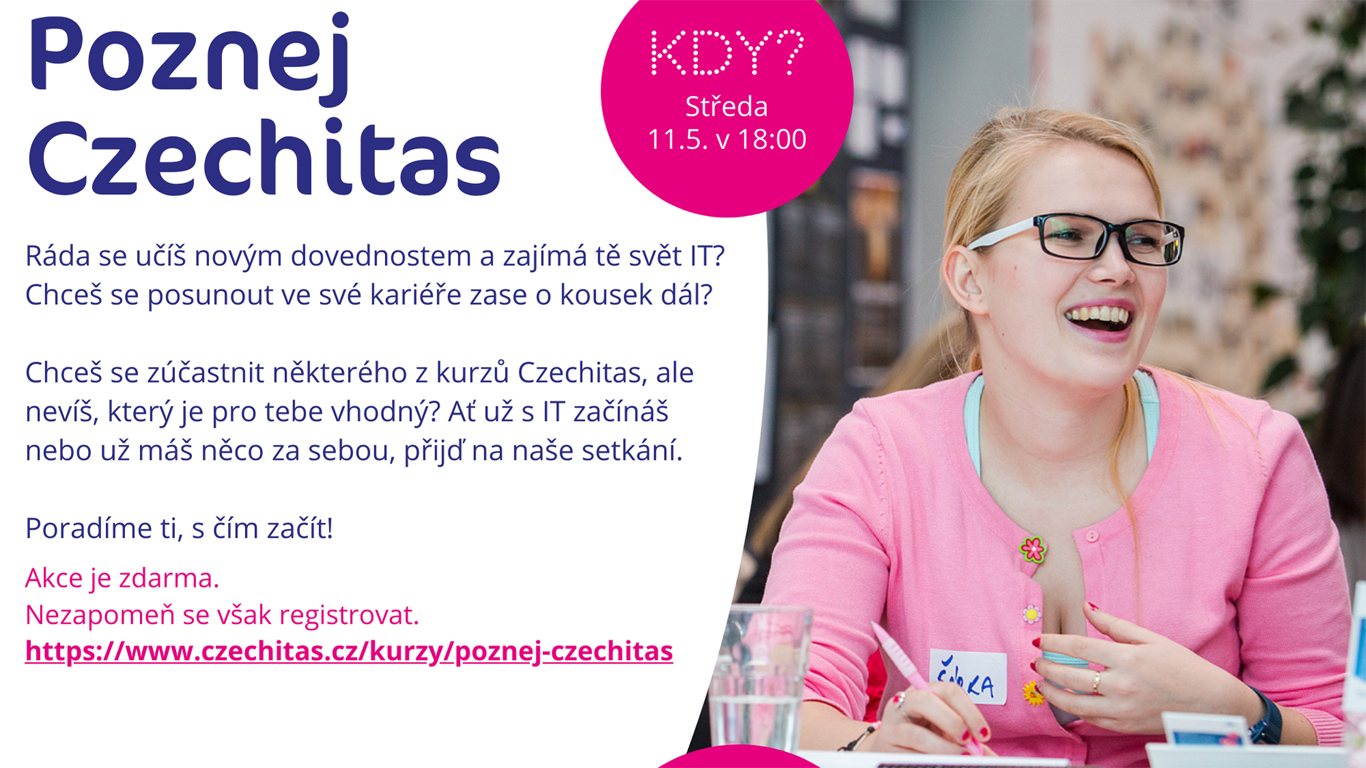 Vstupte do světa IT. Ženy k tomu vyzývá seminář, který v Plzni pořádá organizace Czechitas