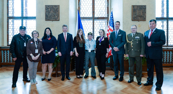 Letošní držitelkou stipendia generála Pattona je Natálie Jeslínková