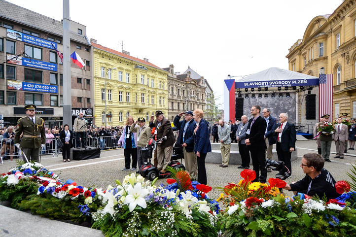 Vzpomínkový akt Díky, Ameriko! (fotografie: M. Pecuch)