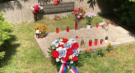 Město uctilo památku padlých sovětských vojáků ve druhé světové válce