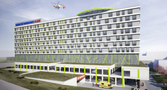 Transfuzní oddělení, JIP interny i onkologická pracoviště. Fakultní nemocnice Plzeň investuje do oprav a vybavení svých pavilonů