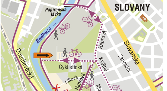 Město rozšíří frekventovanou greenway cyklostezku podél Radbuzy
