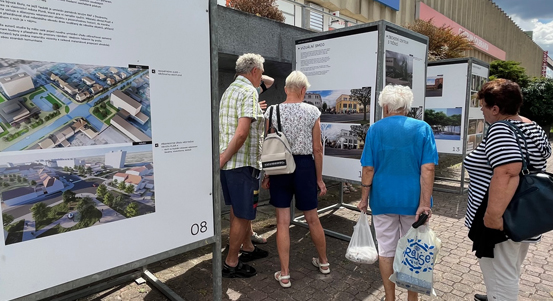 Výstava odhaluje budoucí podobu Masarykovy ulice v Doubravce