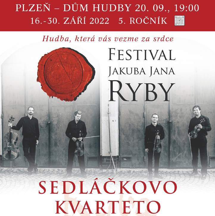 V Domě hudby zahraje Sedláčkovo kvarteto