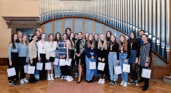 Plzeňské mistryně světa zavítaly na plzeňskou radnici