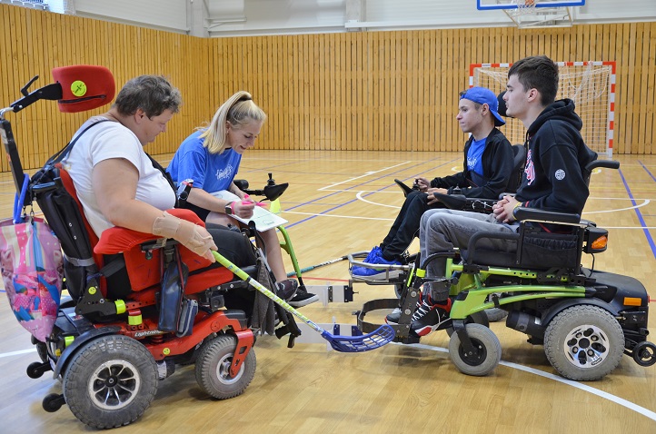 Powerchair Hockey (fotografie: E. Kriegerová)