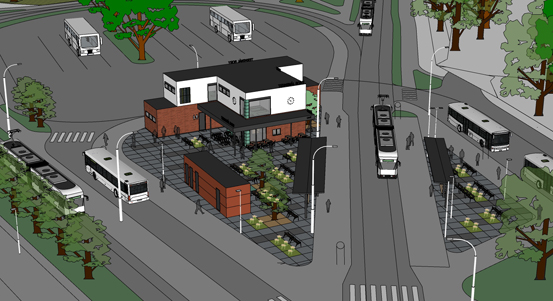 Plzeň začala se stavbou zázemí pro cestující a řidiče v Kaplířově ulici