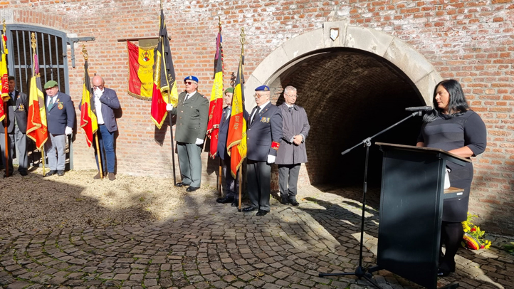 Slavnostní odhalení pamětní desky v Liège (zdroj fotografií: odbor prezentace a marketingu magistrátu)