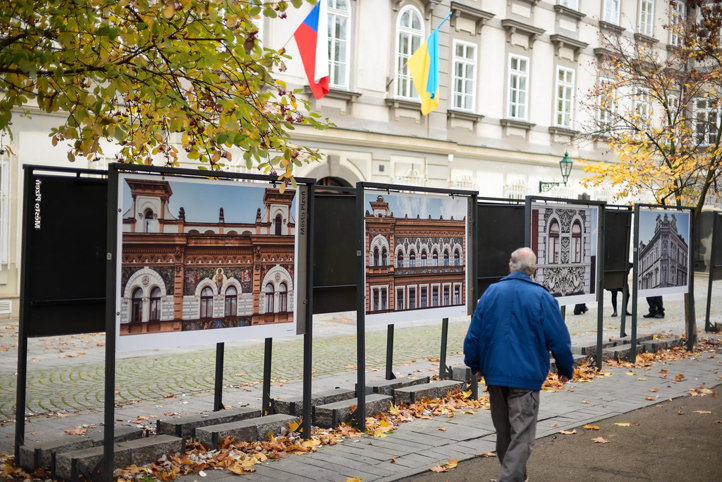 Výstava Plzeňská galerie Alšových sgrafit (fotografie: M. Pecuch)