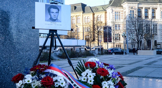 Plzeň si připomněla památku Jana Palacha