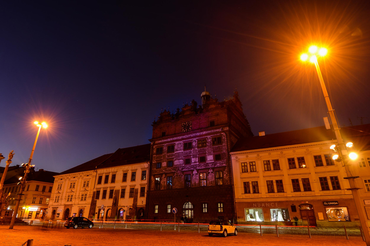 Plzeňská radnice 13. února 2023 (fotografie: M. Pecuch)