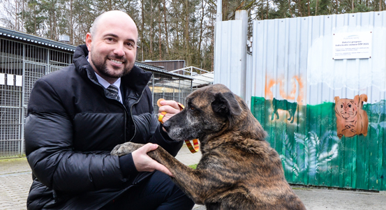 Primátor města Plzně Roman Zarzycký navštívil Útulek pro zvířata v nouzi, zajímal se o jeho činnost