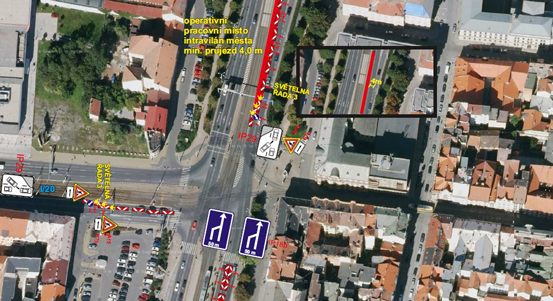 Klíčové silniční tahy v Plzni čekají jednodenní uzavírky na několika úsecích