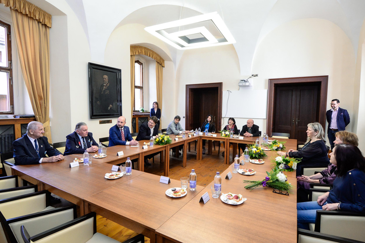 Setkání na plzeňské radnici (fotografie: M. Pecuch)