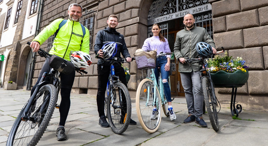 Vedení města se připojí ke květnové výzvě Do práce na kole