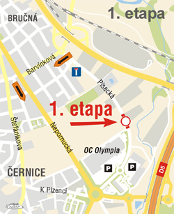 Oprava Písecké ulice - 1. etapa