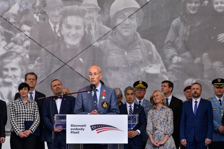 Pietní akt Díky, Ameriko! (fotografie: M. Pecuch)