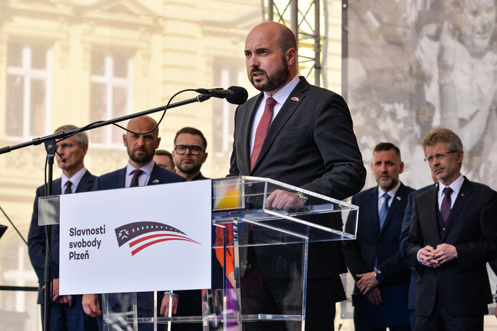 Pietní akt Díky, Ameriko! (fotografie: M. Pecuch)