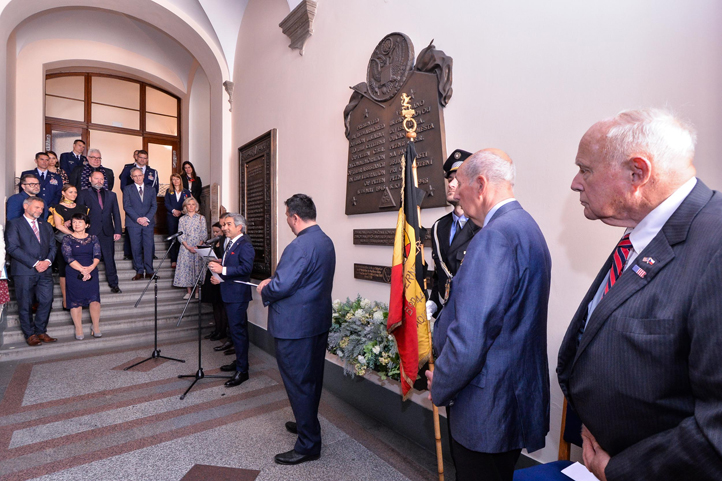 Setkání a pietní akt na plzeňské radnice (fotografie: M. Pecuch)
