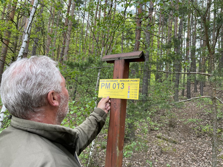 Bod záchrany (zdroj foto: Správa veřejného statku města Plzně)