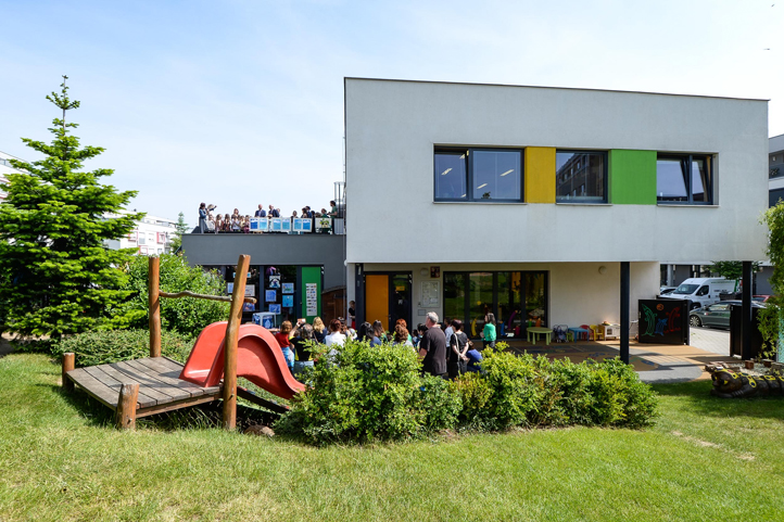 Zelená střecha v MŠ Černicích (fotografie: M. Pecuch)