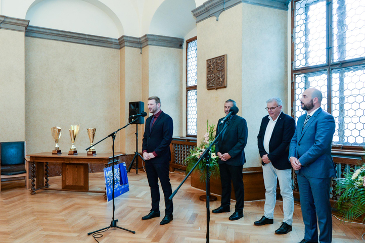 Přijetí na plzeňské radnici (fotografie: M. Pecuch)