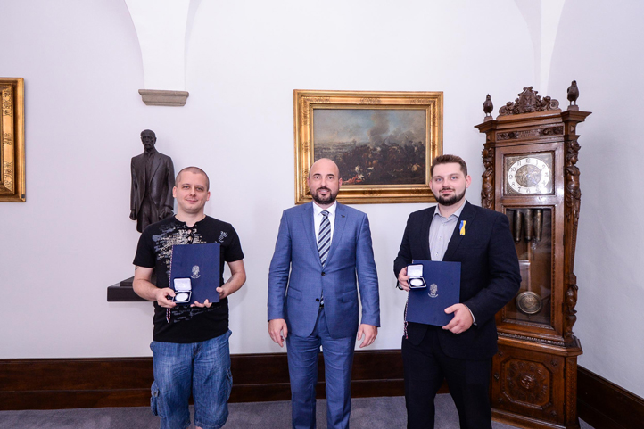 Přijetí na plzeňské radnici (fotografie: M. Pecuch)