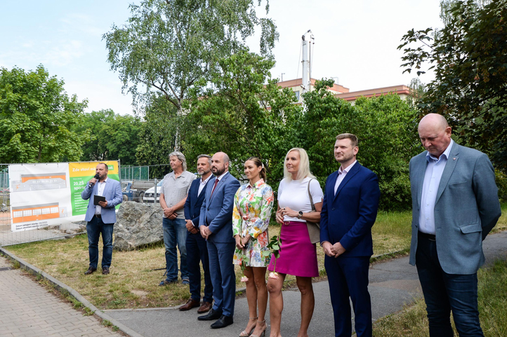 Zahájení stavby (fotografie: M. Pecuch)