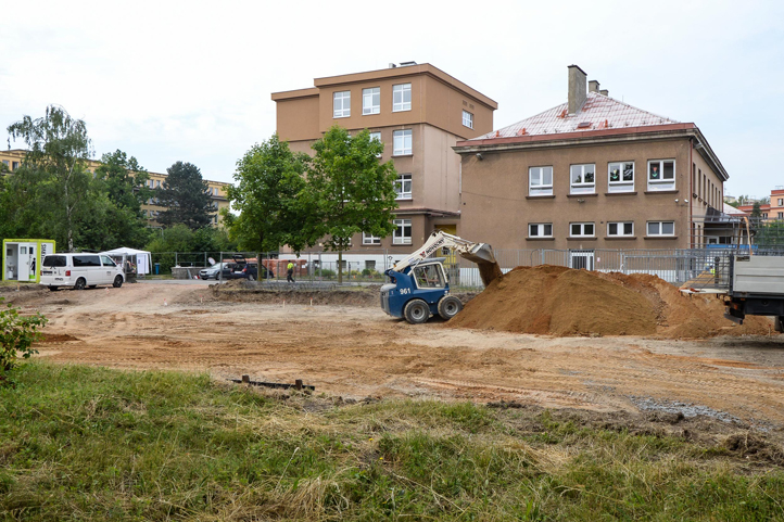 Zahájení stavby (fotografie: M. Pecuch)