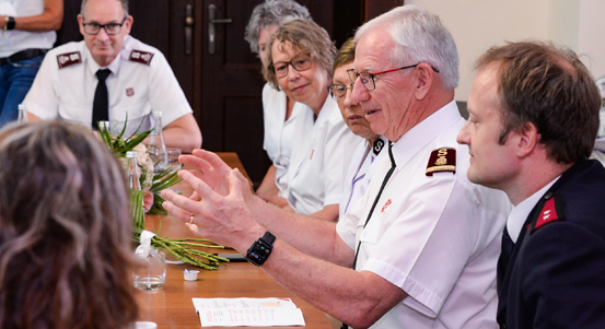 Plzeň navštívil generál Armády spásy. Sešel se s představiteli města