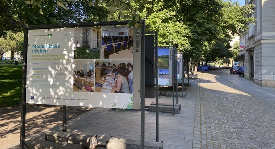 Výstava ukazuje projekty spolufinancované z Evropské unie