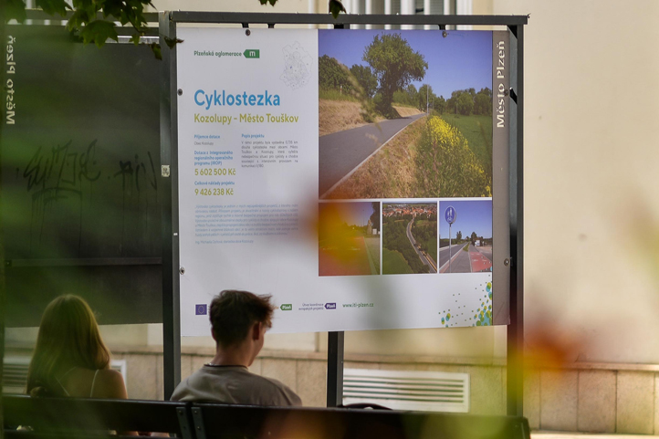 Výstava „Tvoříme budoucnost! Integrované teritoriální investice Plzeňské aglomerace“ (fotografie: M. Pecuch)
