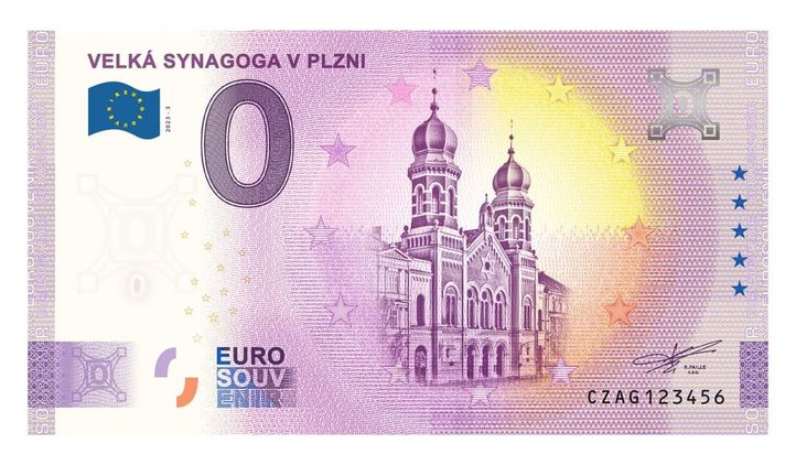 Pamětní bankovka. Zdroj: Visit Plzeň