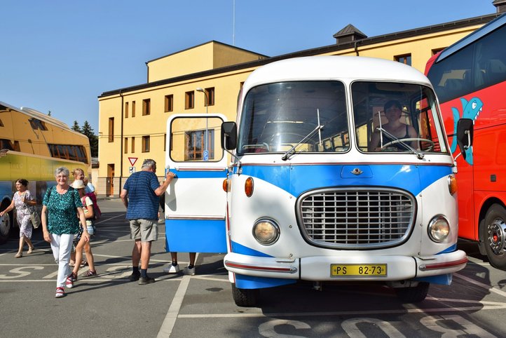 Historický autobus. Foto: Visit Plzeň