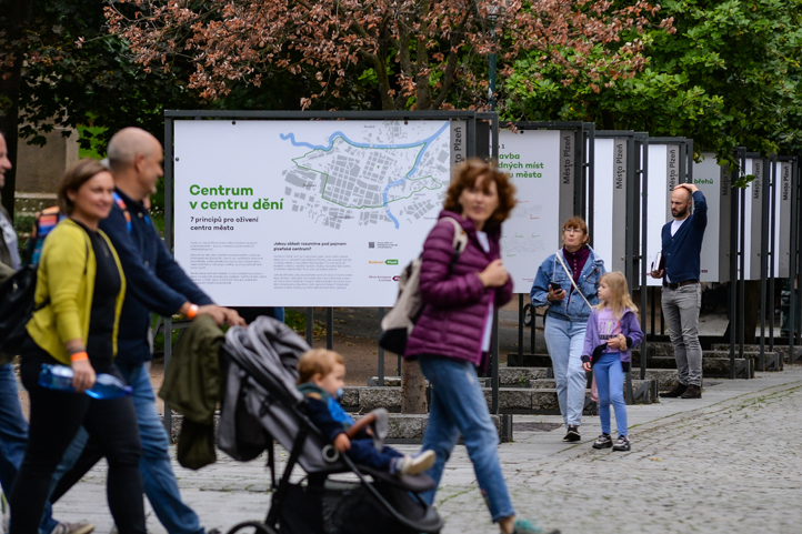 Výstava Centrum v centru dění (fotografie: M. Pecuch)