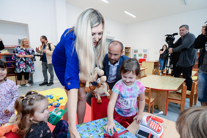 Slavnostní otevření školky (fotografie: M. Pecuch)