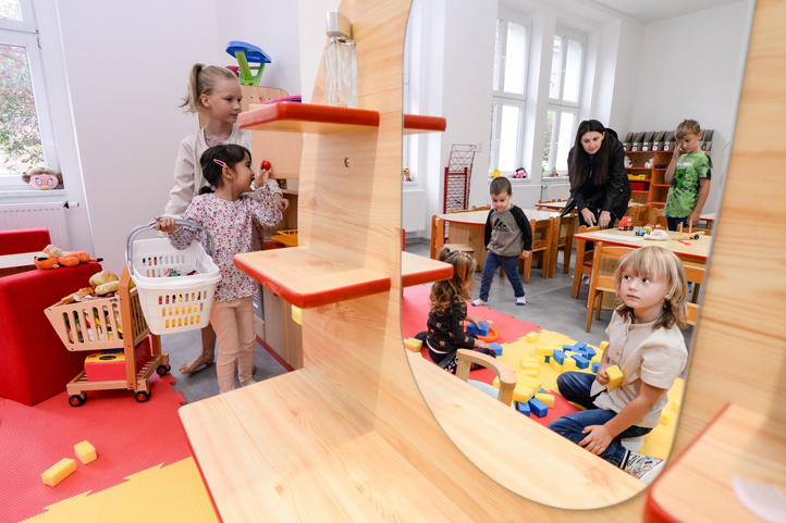 Slavnostní otevření školky (fotografie: M. Pecuch)