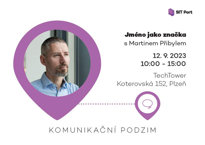 Vizuál k workshopu Jméno jako značka