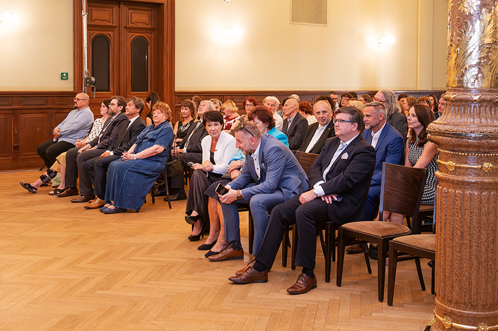 Předávání uměleckých cen (fotografie: M. Chaloupka)