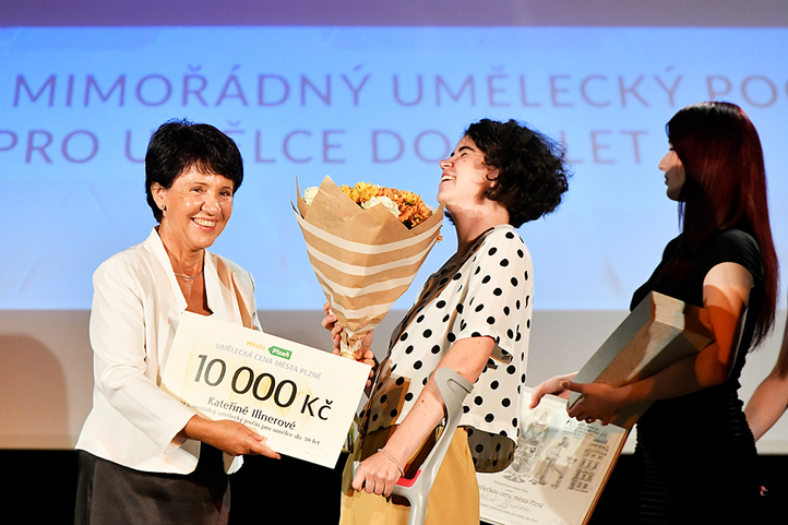 Předávání uměleckých cen (fotografie: M. Chaloupka)