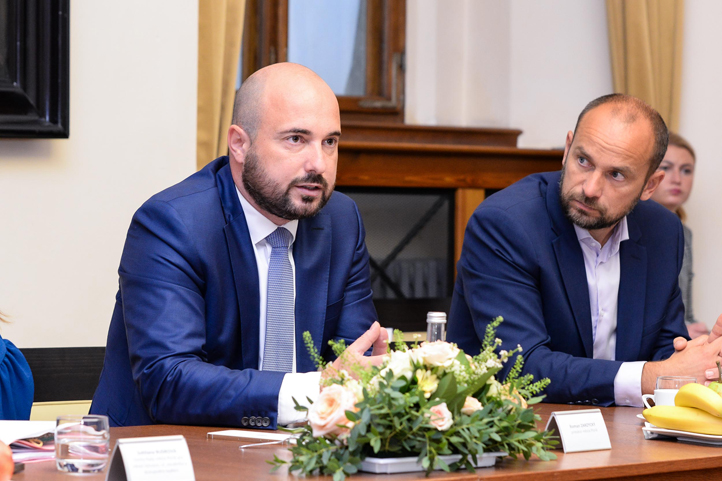 Vedení Plzně se setkalo s ministrem Vítem Rakušanem. Foto: Martin Pecuch 