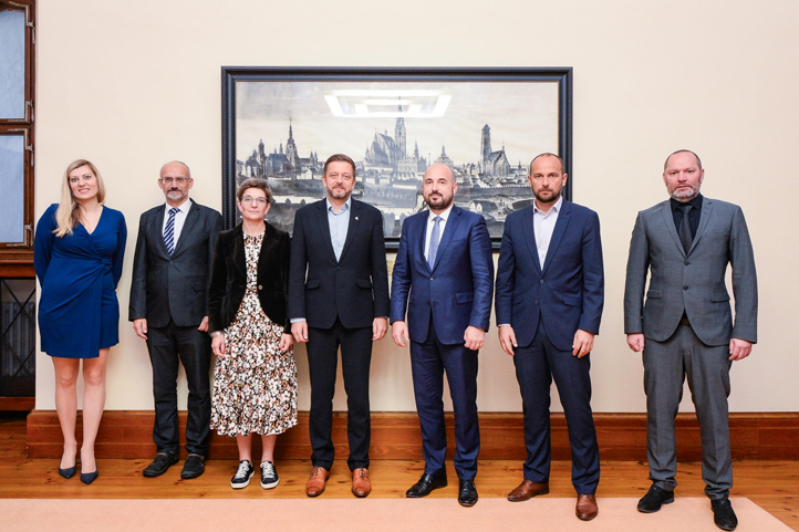 Vedení Plzně se setkalo s ministrem Vítem Rakušanem. Foto: Martin Pecuch 
