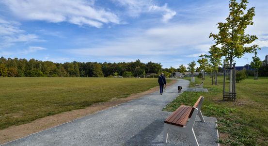 Špitálský les: Nové cesty i promenáda s lavičkami a vybavení dětského hřiště