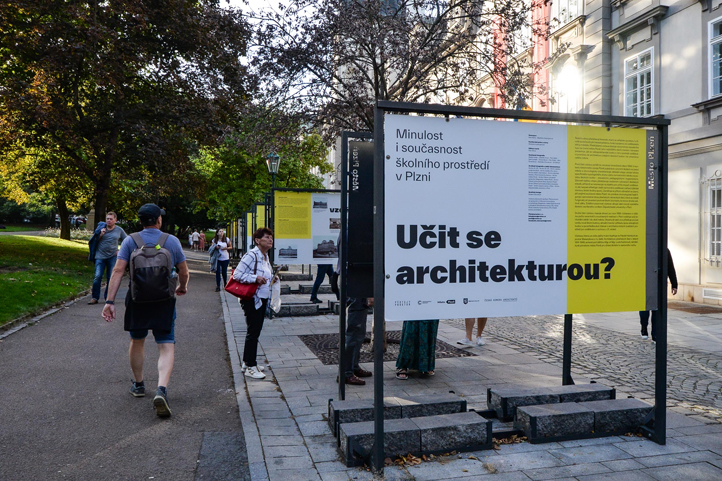 Výstava Učit se architekturou? (fotografie: M. Pecuch)